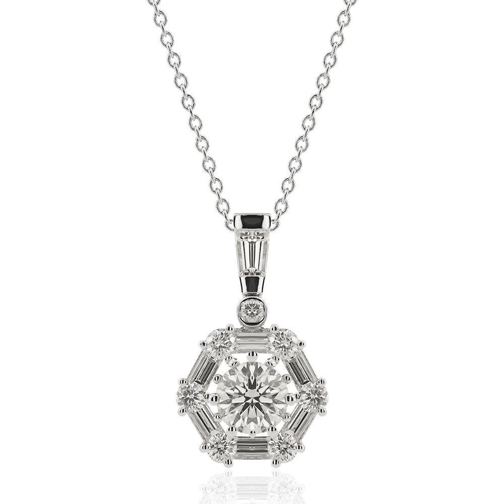 1,66 Ct. Diamond Design Pendant
